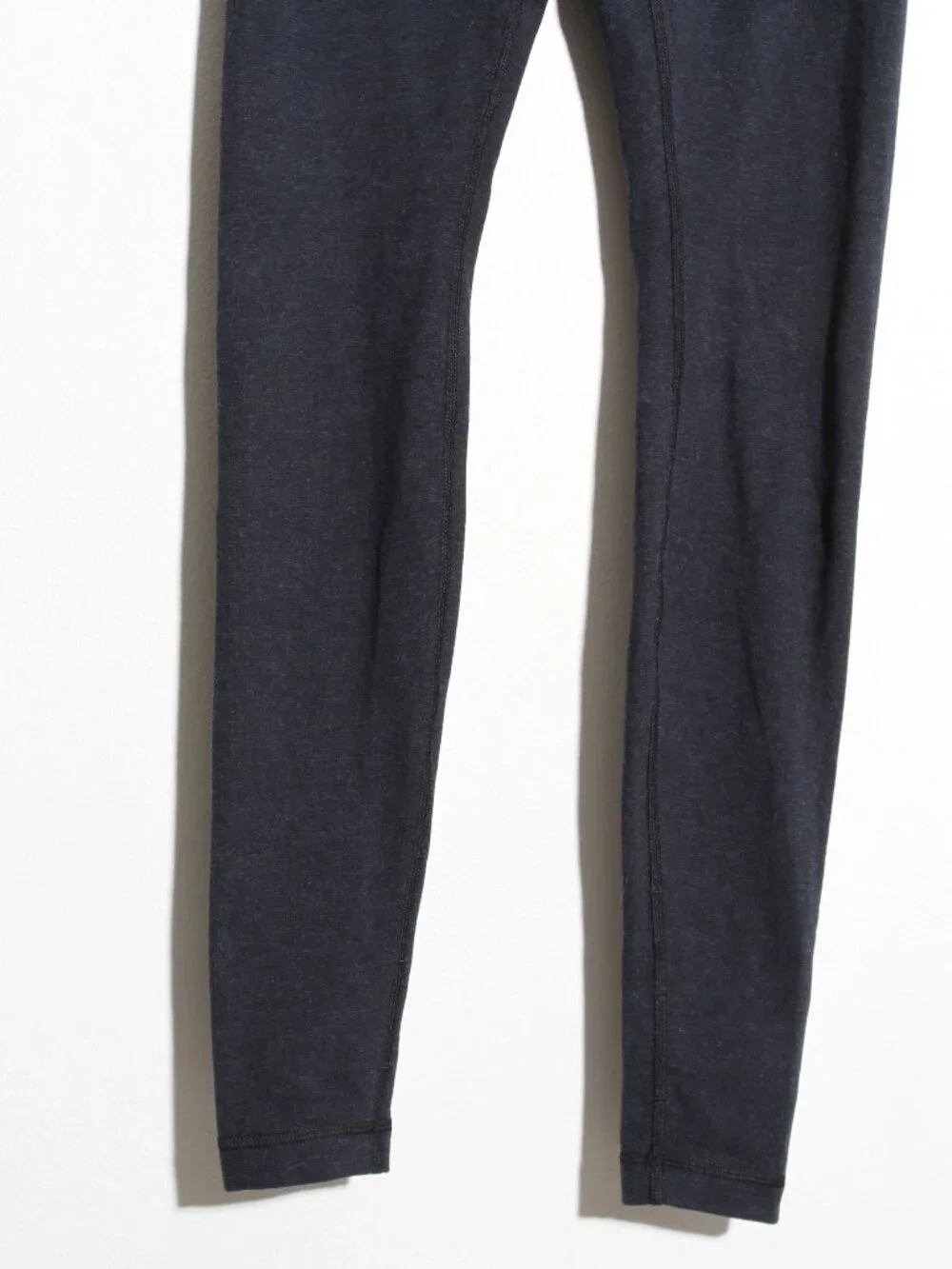 Lululemon Wunder Under Pant (Hi-Rise) Leggings *Cotton Heathered Naval Blue Sz 6